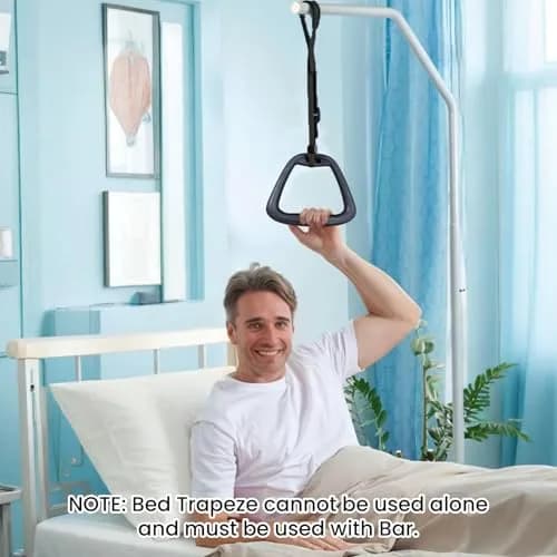 MUROCEA Bed Trapeze for Elderly | Bed Mobility Support, Supports 50kg, Adjustable Rope thumbnail 5