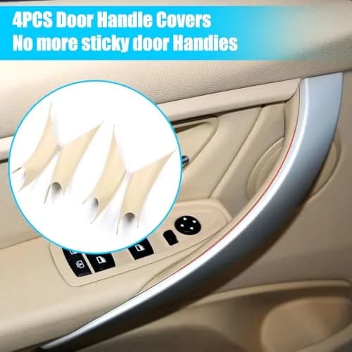 Jaronx BMW Door Handles Covers for 3 Series F34 GT,4' F32 F33 F36 F82 | Upgraded ABS+PC Material, 4PCS thumbnail 5