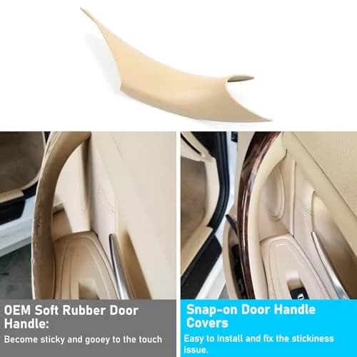 Jaronx BMW Door Handles Covers for 3 Series F34 GT,4' F32 F33 F36 F82 | Upgraded ABS+PC Material, 4PCS thumbnail 2