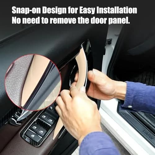 Jaronx BMW Door Handles Covers for 3 Series F34 GT,4' F32 F33 F36 F82 | Upgraded ABS+PC Material, 4PCS thumbnail 4