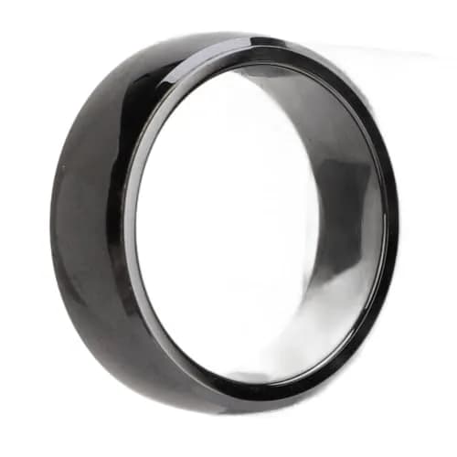 GOWENIC NFC Smart Ring Ceramic NFC Finger Ring | Wearable Access Control & Payment (approx. 2.56in/65mm) thumbnail 2