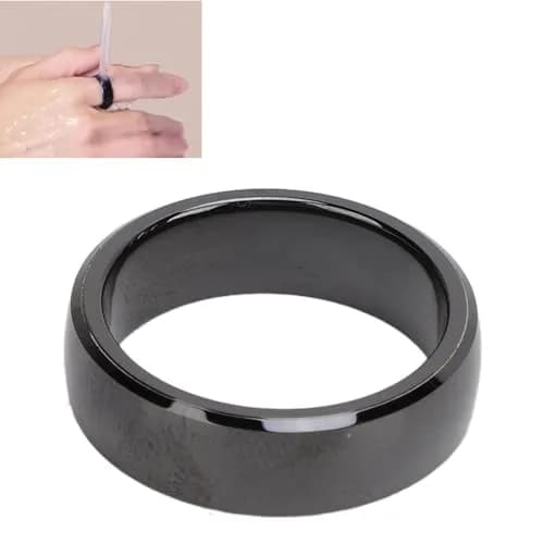 GOWENIC NFC Smart Ring Ceramic NFC Finger Ring | Wearable Access Control & Payment (approx. 2.56in/65mm) thumbnail 3