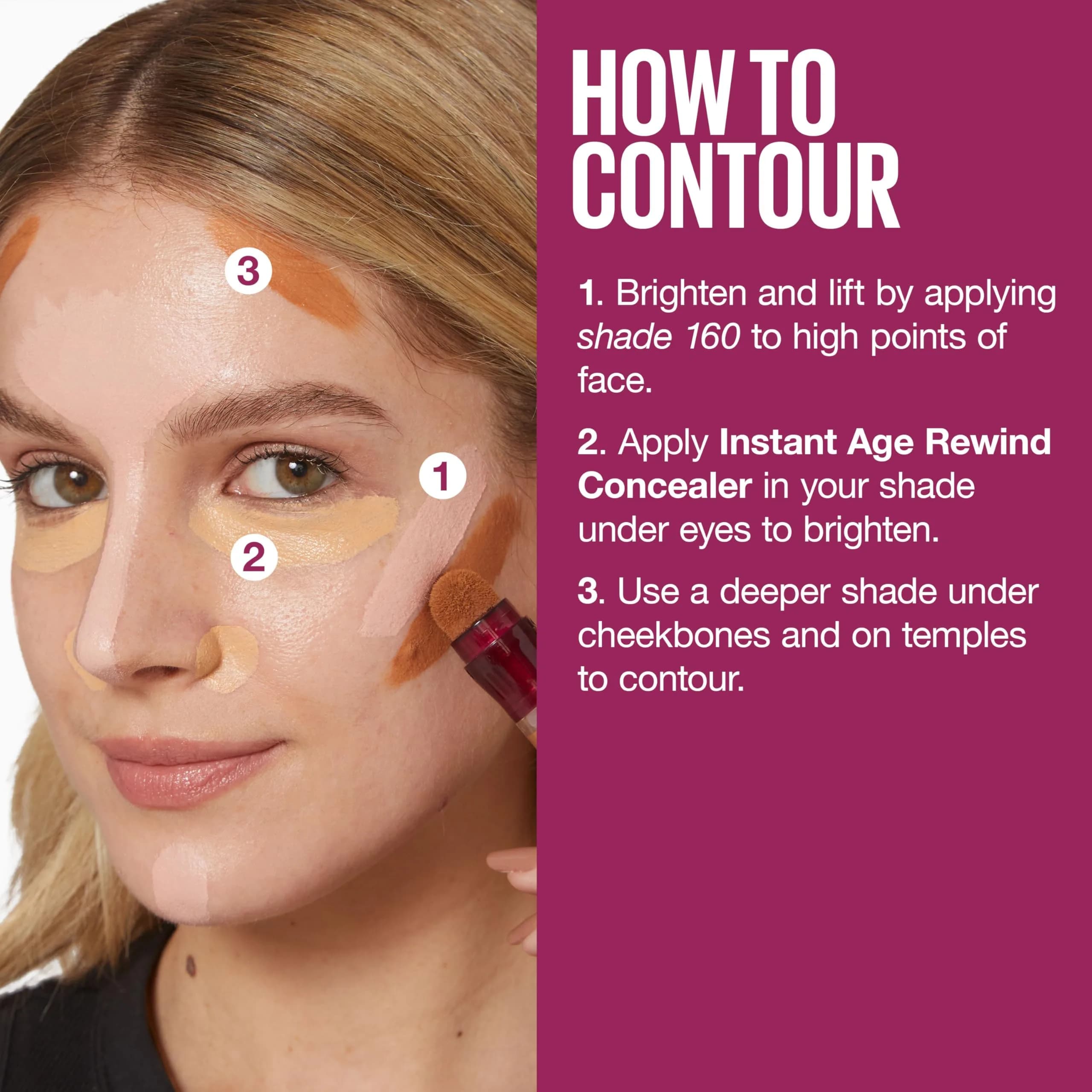 Maybelline Instant Age Rewind Eraser Multi-Use Concealer 5ml (0.2 Fl Oz) (Pack of 1) | Conceal Contour Correct thumbnail 7