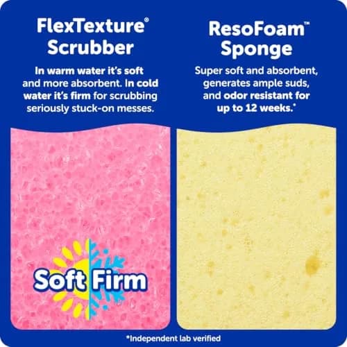 Scrub Daddy Scrub Mommy Sponges 9 Count | Dual-Sided Kitchen Scrubber thumbnail 3