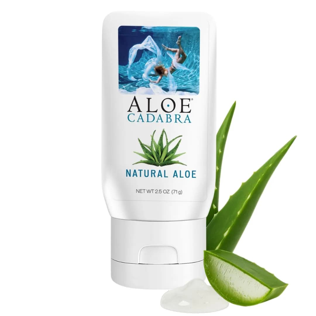 Aloe Cadabra Natural Aloe Vaginal Moisturizer 74ml (2.5 Fl Oz) | pH-Balanced, Water-Based, 95% Organic Aloe Vera