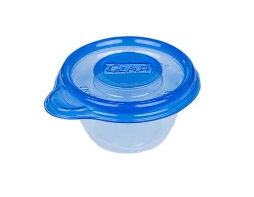 Glad Mini Round Food Storage Containers with Lids, 4 Oz, 8 Count | Compact Snack & Lunch Pack thumbnail 3