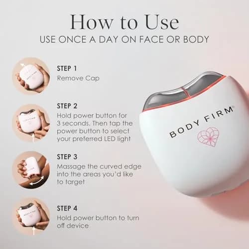 Crepe Erase Skin Revitalizing Tool, Red Light Therapy Device | Supports Skin Absorption & Circulation thumbnail 4