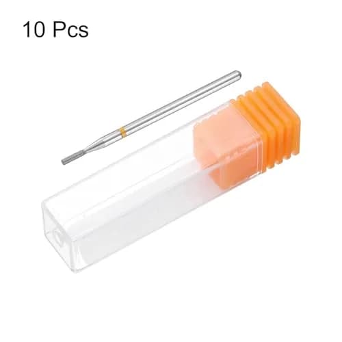 HARFINGTON Diamond Grinding Bit 1.35mm Cylinder Head 2.35mm Shank 5mm Length (10pcs, 325-400 Grits) | For Ceramic, Glass, Stone, Metal & Nails thumbnail 3