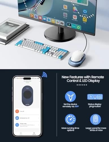 Vaydeer M4 Utra Mouse Mover with APP | Undetectable Mouse Jiggler Device for Computer Wake-up thumbnail 3