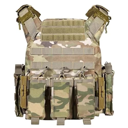 GFIRE Tactical Vest Ultra Nir Camo | Lightweight 3D Breathable Vest for Training thumbnail 1