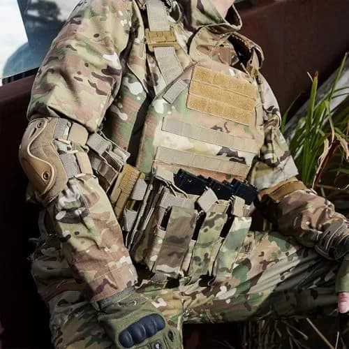 GFIRE Tactical Vest Ultra Nir Camo | Lightweight 3D Breathable Vest for Training thumbnail 8
