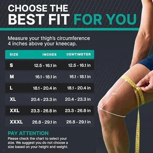 Modvel Compression Knee Brace 2-Pack XXX-Large (698.5 g / 1.54 lb) | Orthopedic Brace for Arthritis & Injury Support thumbnail 5