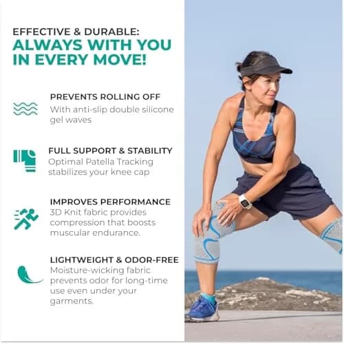 Modvel Compression Knee Brace 2-Pack XXX-Large (698.5 g / 1.54 lb) | Orthopedic Brace for Arthritis & Injury Support thumbnail 3