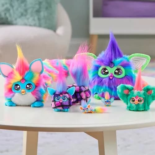 Furby DJ Furblets Kitt-Ee-Luv Mini Electronic Plush Toy 11.4cm (4.49 inches) | Interactive Music & Furbish Sounds thumbnail 7