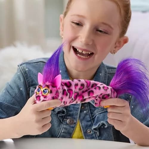 Furby DJ Furblets Kitt-Ee-Luv Mini Electronic Plush Toy 11.4cm (4.49 inches) | Interactive Music & Furbish Sounds thumbnail 3
