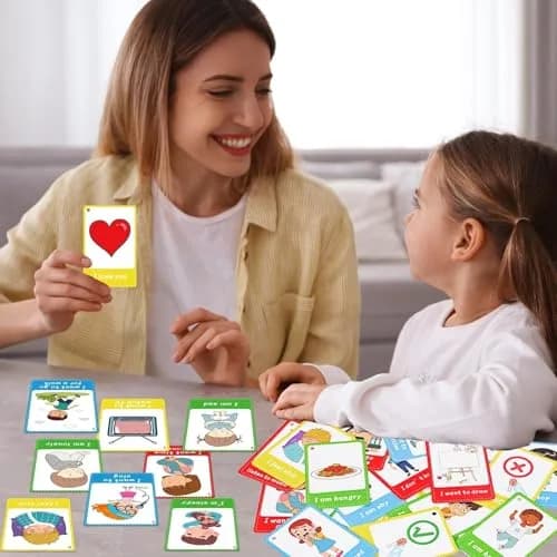 ZOIIWA Autism My Behaviour Communication Cards 90PCS | Visual Aid Language Learning Cue Cards for Speech Delay, Special Needs thumbnail 7