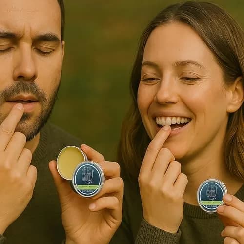 The Ilex Wood Natural Lemon Balm & Peppermint Lip Balm 3 Pack | Soothes Cold Sores, Moisturizes Dry Lips thumbnail 10