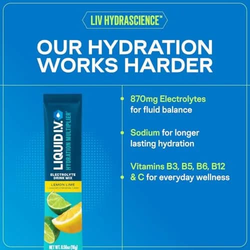 Liquid I.V. Hydration Electrolytes Mango 16 Count | Fast Hydration Support with Clinically Tested Nutrients thumbnail 4
