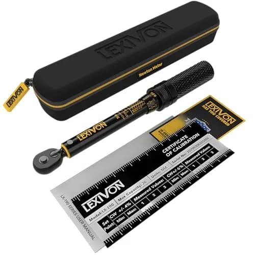 LEXIVON Bike Torque Wrench 1/4-Inch Drive 2-26 Nm | Dual-Direction Click, Portable for Road & Mountain Bicycles thumbnail 5