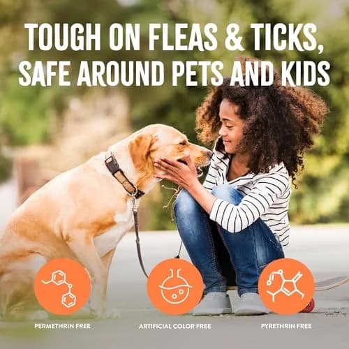 TropiClean Flea Spray for Dogs 14oz | Gentle Flea & Tick Prevention thumbnail 7