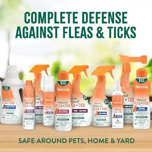 TropiClean Flea Spray for Dogs 14oz | Gentle Flea & Tick Prevention thumbnail 8