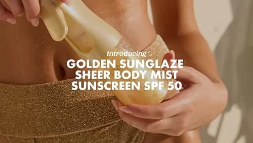 Kopari Golden Sunglaze Sheer Body Mist Sunscreen SPF 50, 140ml (4.7 fl oz) | Hydrates, Brightens, and Gives Skin a Glowy Finish thumbnail 8