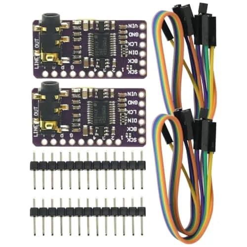 GODIYMODULES 2Pcs PCM5102A I2S DAC Decoder Board for Raspberry Pi & Arduino | High-Quality Digital to Analog Converter thumbnail 2