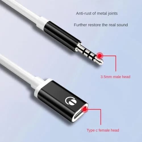 OONAISE Headphone Jack Adapter, 3.5mm Male to Type-C Female | Seamless Audio Bridge, Compact & Durable thumbnail 4