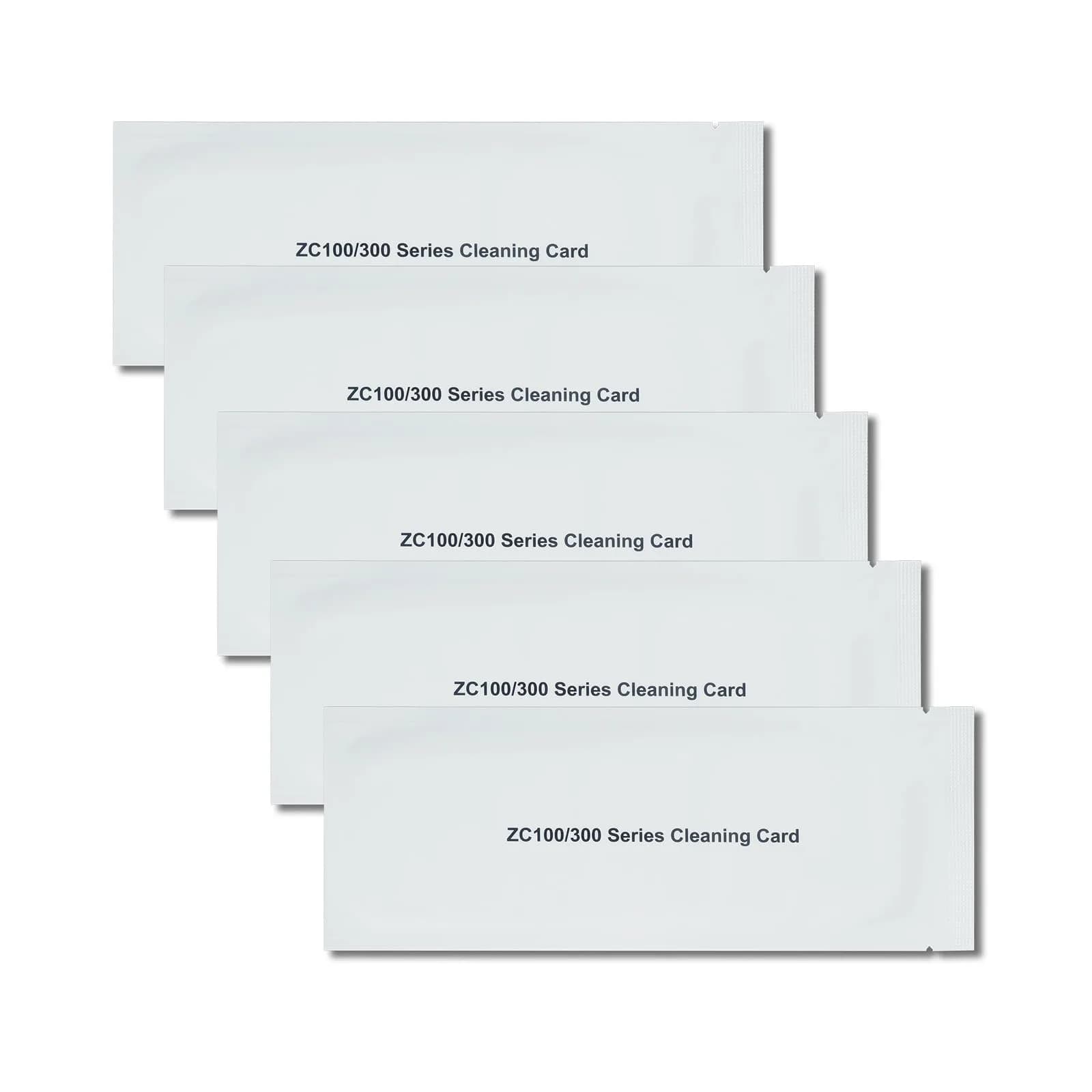 EXCEMO ZC100 ZC300 Cleaning Card for Zebra ZC100 ZC150 ZC300 ZC350 ID Card Printer, 5Pcs Single-use (105999-311) | Easy Maintenance - main product image