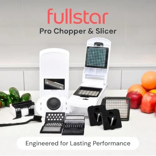 Fullstar Pro Original Vegetable Chopper & Mandoline Slicer Kitchen Gadget with 12 Blades | 1.35 kg (2.98 lb) | All-in-1 Meal Prep Tool thumbnail 2