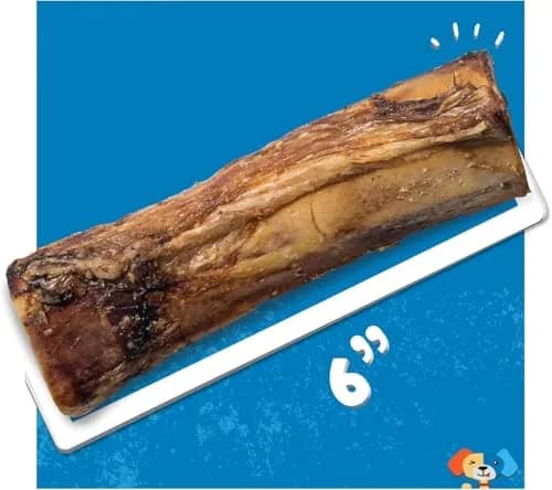 Jack&Pup Marrow Bones for Dogs 2 Pack | Long Lasting Beef Bones for Large Dogs (6") thumbnail 3