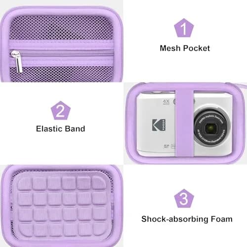Canboc Camera Case for KODAK PIXPRO FZ55/ FZ45/ FZ53 16MP Digital Camera | Compact, Durable & Lightweight thumbnail 6