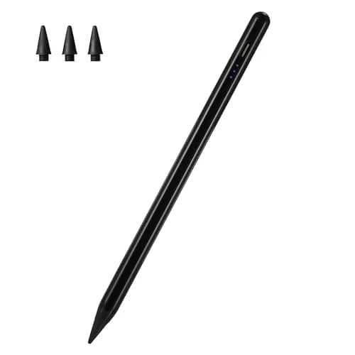 Waiktyne Active Stylus Pen for iPad 11th-6th Gen, iPad Pro M4/M2/M3, Air M3/M2, Mini 7th/6th/5th Gen - Black thumbnail 1