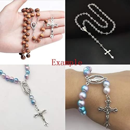 iloveDIYbeads 75pcs Cross Pendants Charms | Religious Theme, Alloy thumbnail 3
