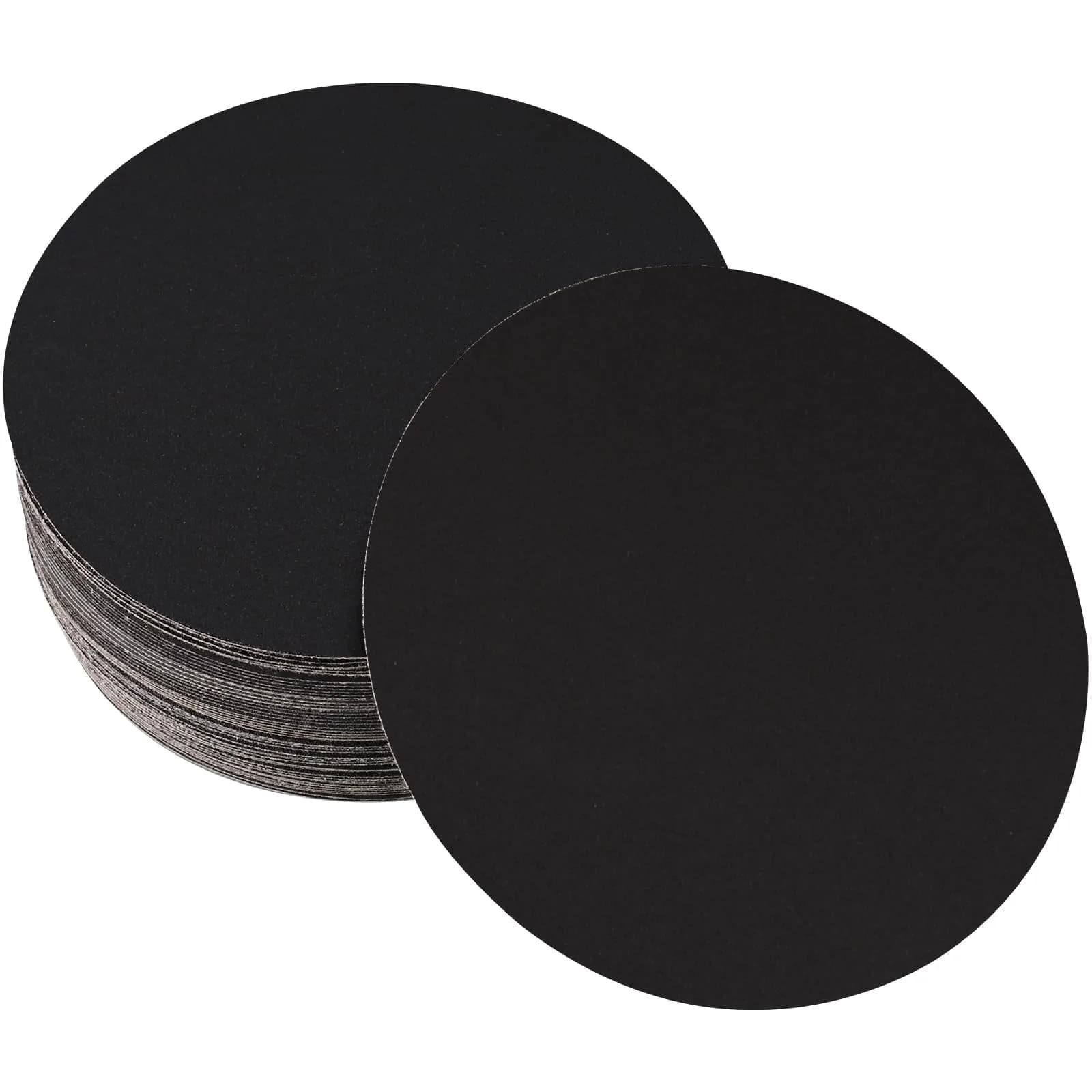 POTUINOM 6 Inch Sanding Discs 240 Grit Silicon Carbide Hook and Loop Sandpaper, 30-Pack | Wet Dry Use for Metal, Wood, Auto Body