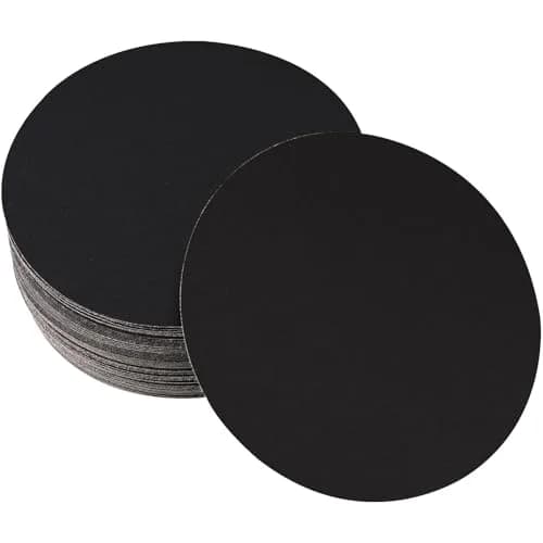 POTUINOM 6 Inch Sanding Discs 240 Grit Silicon Carbide Hook and Loop Sandpaper, 30-Pack | Wet Dry Use for Metal, Wood, Auto Body thumbnail 1