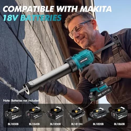 APROTII Electric Caulking Gun for Makita 18V Battery, 10 oz (283g) | 4-Speed Cordless Adhesive Applicator thumbnail 2