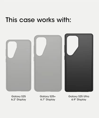 OtterBox Defender Series Case for Samsung Galaxy S25 Ultra - Black | 17.45 cm (6.87 in) Length thumbnail 2