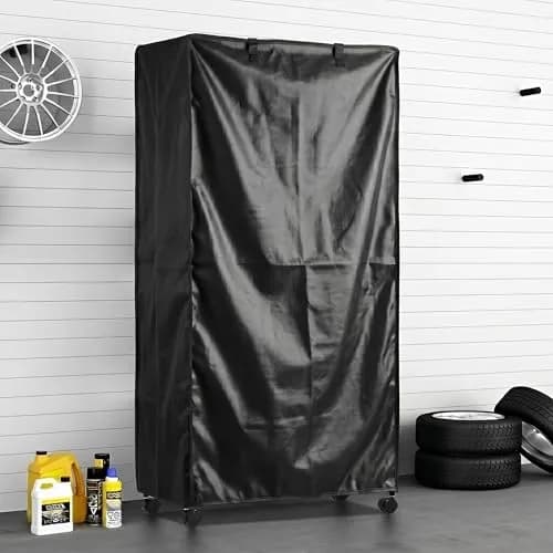 STARVAST Wire Shelf Cover with Zipper, 36" W x 18" D x 72" H (91cm W x 46cm D x 183cm H) | Heavy Duty Oxford Fabric for Dustproof & Heat Insulation thumbnail 6