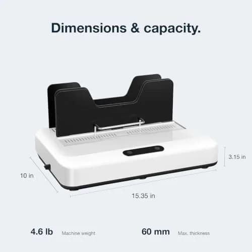 BEMPUS Thermal Binding Machine 500 Sheets | No Preheat Time, Digital Touch Panel, Air Cooling, 700W thumbnail 5