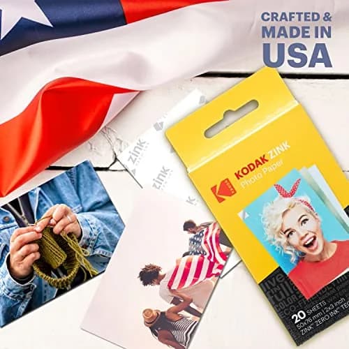 Kodak x Barbie Step Slim Wireless Instant Photo Printer Bundle with Case & Paper | 5MP Camera, Bluetooth, 2x3" Sticky Prints thumbnail 9