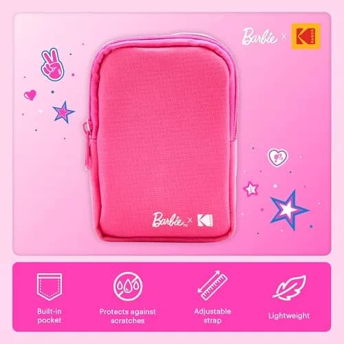 Kodak x Barbie Step Slim Wireless Instant Photo Printer Barbie Starter Bundle with Camera Case & Zink Paper (20 Sheets) | 2x3" Prints thumbnail 5