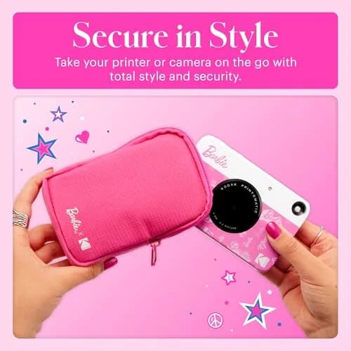 Kodak x Barbie Step Slim Wireless Instant Photo Printer Barbie Starter Bundle with Camera Case & Zink Paper (20 Sheets) | 2x3" Prints thumbnail 7