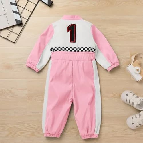 IDOPIP Baby Boys 1st 2nd Birthday Race Car Romper 9-12 Months | Unisex Racer Bodysuit for Cake Smash thumbnail 3
