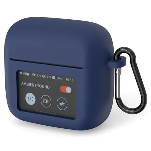 GEEKRIA Silicone Case Cover for JBL Tour Pro 3 | Shock-Absorbent, Scratch-Resistant, Blue thumbnail 1
