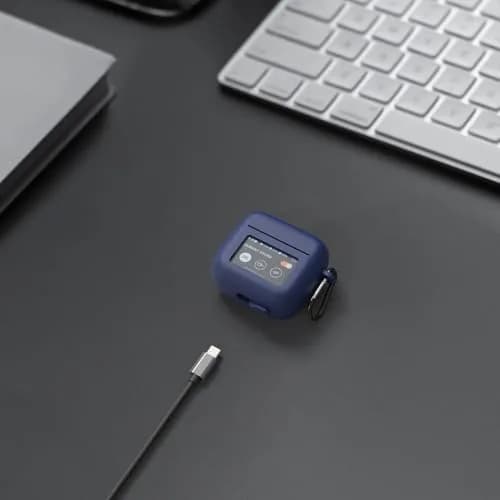 GEEKRIA Silicone Case Cover for JBL Tour Pro 3 | Shock-Absorbent, Scratch-Resistant, Blue thumbnail 6