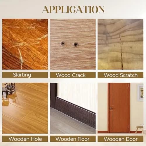 Uxney Wood Filler Sticks, 20 Colors Wood Repair Wax Crayons for Furniture, Floors, Cabinets, and More (Light Color Series) thumbnail 7