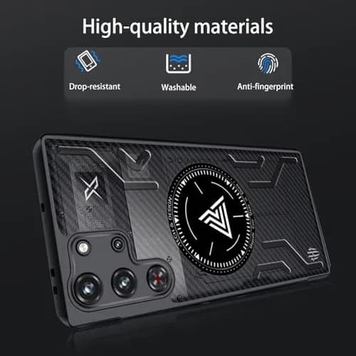 NOUKAJU Cell Phone Case for REDMAGIC 10 Pro/10S Pro/10 Pro Plus | Shock-Absorbing & Anti-Drop thumbnail 2