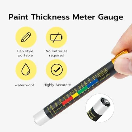 Mcbazel Paint Thickness Tester Meter Gauge, Magnetic Car Paint Coating, Waterproof Damage Detector, Used Car Inspection Tool thumbnail 2