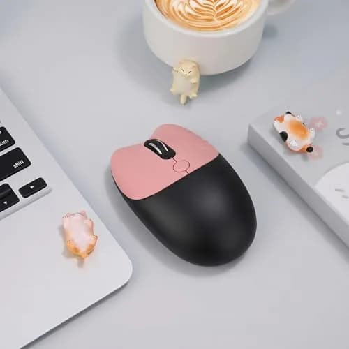 Lomiluskr Cute Cat Wireless Keyboard and Mouse Combo 84-Key English Layout | 2.4GHz Wireless Connectivity thumbnail 7